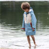 Hazy Blue Recycled Waterproof Robe, Blue - Jackets - 2