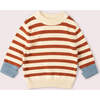 Ginger Striped Knitted Jumper, Red - Sweaters - 1 - thumbnail