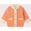 Coral Snuggly Knitted Cardigan, Pink - Cardigans - 1 - thumbnail