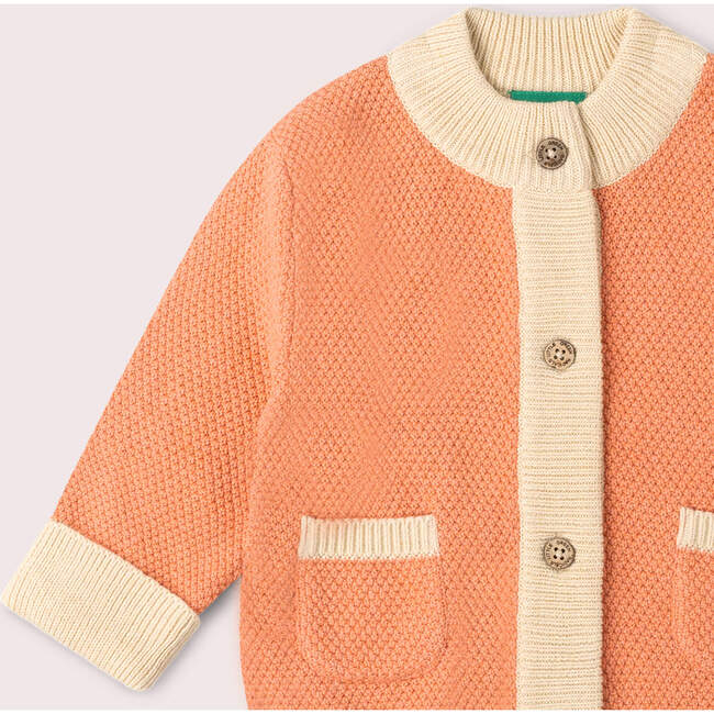 Coral Snuggly Knitted Cardigan, Pink