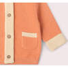 Coral Snuggly Knitted Cardigan, Pink - Cardigans - 3 - thumbnail