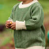 Garden Green Knitted Snuggly Jumper, Green - Sweaters - 3