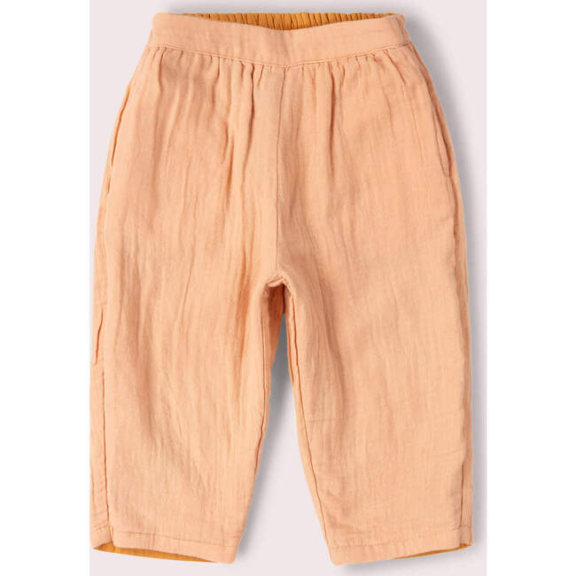 Golden Ochre Reversible Trousers, Gold - Pants - 4