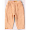 Golden Ochre Reversible Trousers, Gold - Pants - 4