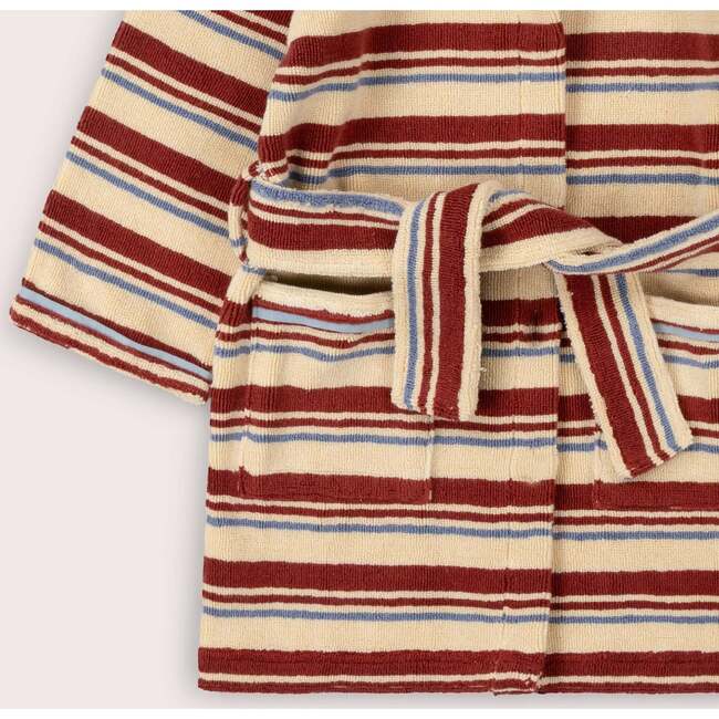 Beach Stripe Towelling Robe. Multi - Jackets - 3