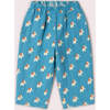 Blue Elephants Reversible Pull On Trousers, Blue - Pants - 1 - thumbnail