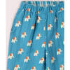 Blue Elephants Reversible Pull On Trousers, Blue - Pants - 3 - thumbnail