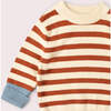 Ginger Striped Knitted Jumper, Red - Sweaters - 5 - thumbnail