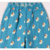 Blue Elephants Reversible Pull On Trousers, Blue - Pants - 4 - thumbnail