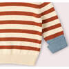 Ginger Striped Knitted Jumper, Red - Sweaters - 6 - thumbnail