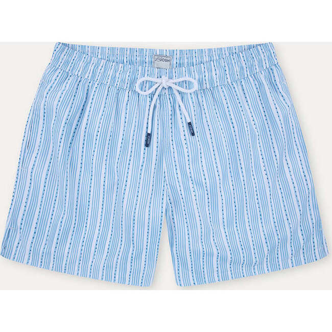 Men's Swim Shorts,Blue Stripes