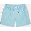 Men's Swim Shorts,Turquoise Geo - Swim Trunks - 1 - thumbnail
