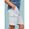 Seersucker Cargo Shorts, Light Blue - Shorts - 2