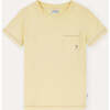 Linen Cotton T-Shirt, Vanilla Yellow - T-Shirts - 1 - thumbnail