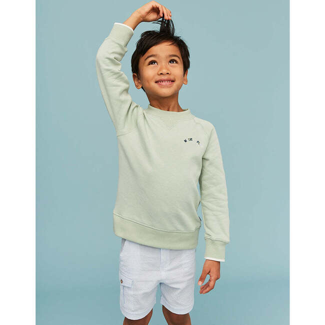 Sweatshirt, Sage Green - Sweatshirts - 3
