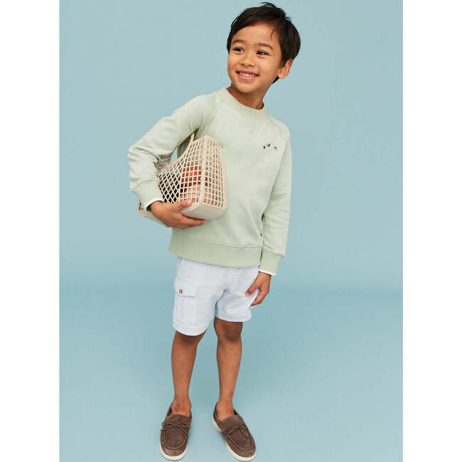 Sweatshirt, Sage Green - Sweatshirts - 4