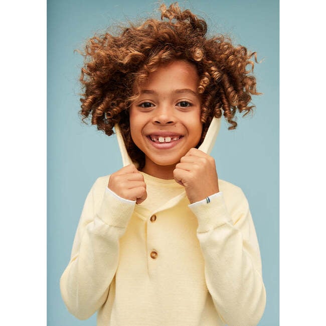 Cotton Hoodie, Vanilla Yellow