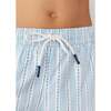 Boy's Swim Shorts, Blue Stripes - Swim Trunks - 3 - thumbnail