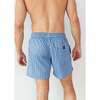 Men's Swim Shorts, Blue Geo - Swim Trunks - 6