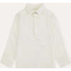 100% Linen Shirt, Off White - Button Downs - 1 - thumbnail