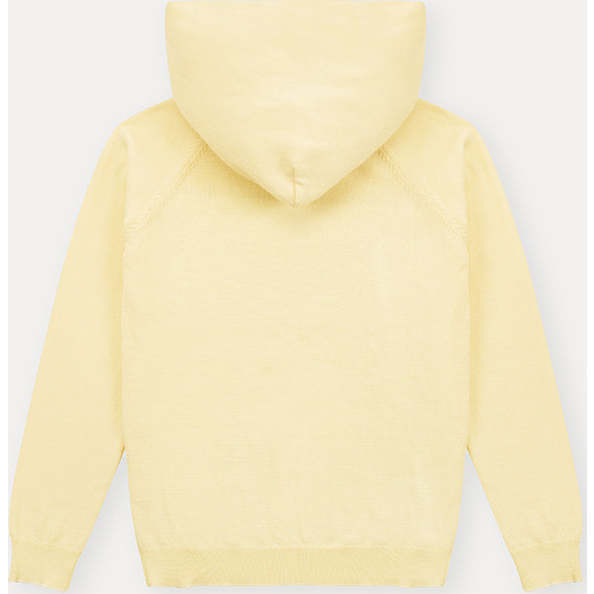 Cotton Hoodie, Vanilla Yellow - Sweaters - 7