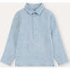 100% Linen Shirt, Blue Denim - Button Downs - 1 - thumbnail