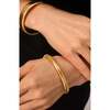 Gladiator Minimalist Bracelet, Gold - Bracelets - 3 - thumbnail