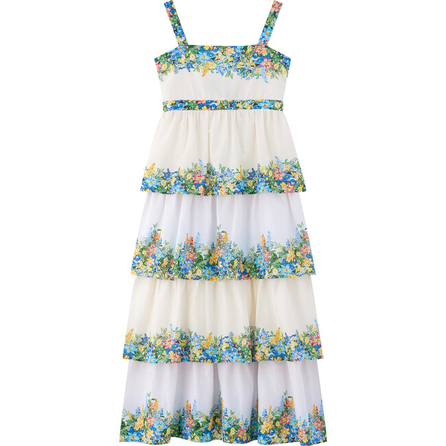 Serenity Embroidered Maxi Dress Floral - Dresses - 1