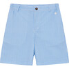 Magnus Striped  Shorts, Blue Stripes - Shorts - 1 - thumbnail