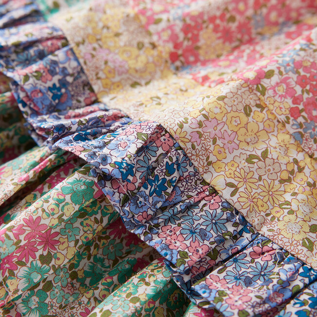 Ditsy Floral Print Sweetheart Neck Dress, Multicolors - Dresses - 6