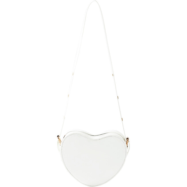 Holiday Heart Sling Bag, White - Bags - 1