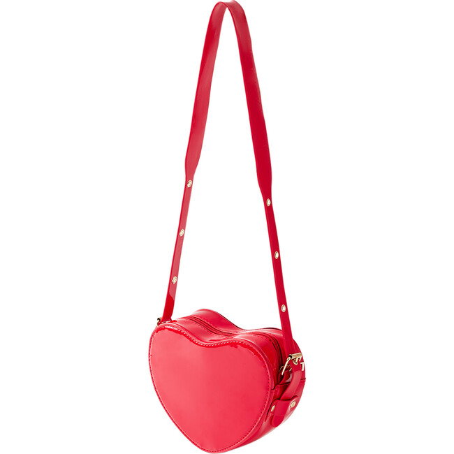 Holiday Heart Sling Bag, Red - Bags - 3