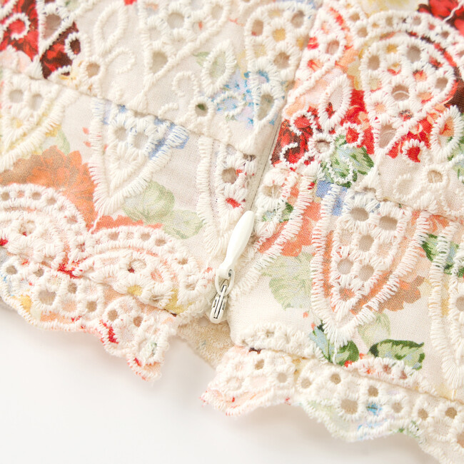 Holiday Embroidered Top, Floral - Blouses - 7