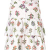 Lillian Floral Embroidered A-Line Mini Skirt, Ivory - Skirts - 2