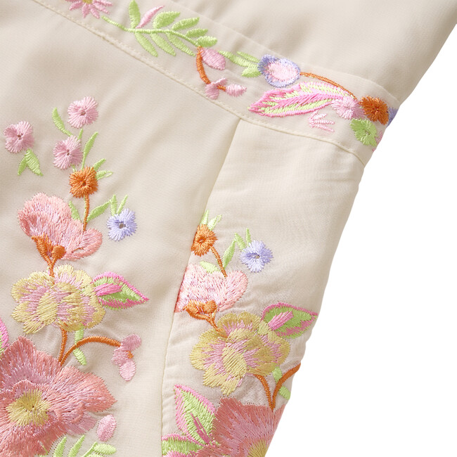 Sasha Balloon Sleeve Maxi Dress, Cream - Dresses - 6