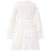 Natalia Lace Embroidered Long Balloon Sleeve Mini Dress, Ivory - Dresses - 2