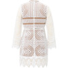 Mania Lace Long Sleeve Dress, Ivory - Dresses - 2