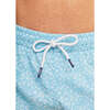 Men's Swim Shorts, Sky Blue Bandana - Swim Trunks - 4 - thumbnail