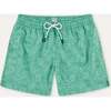 Men's Swim Shorts, Mint Bandana - Swim Trunks - 1 - thumbnail