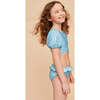 Girls' Bikini, Sky Blue Bandana - Two Pieces - 3 - thumbnail