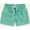 Boy's Swim Shorts, Mint Bandana - Swim Trunks - 1 - thumbnail