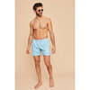 Men's Swim Shorts, Sky Blue Bandana - Swim Trunks - 6 - thumbnail
