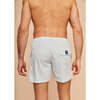 Men's Swim Shorts, Pale Green Geo - Swim Trunks - 4 - thumbnail