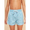 Boy's Swim Shorts, Sky Blue Bandana - Swim Trunks - 3