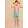 Boy's Swim Shorts, Mint Bandana - Swim Trunks - 6