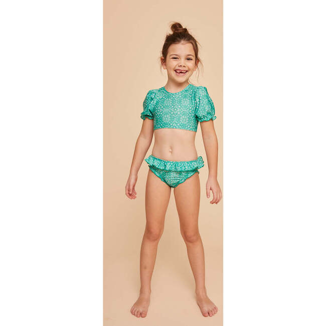 Girls' Bikini, Mint Bandana - Two Pieces - 5