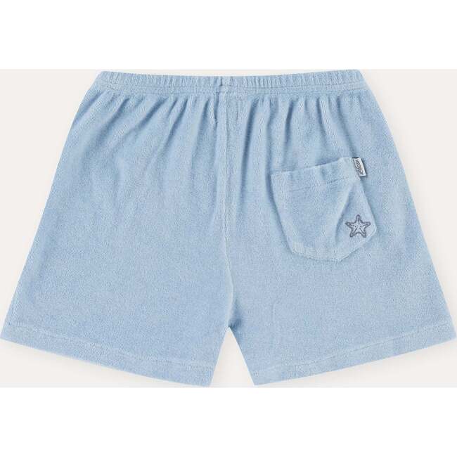 Terry Cotton Shorts, Light Blue - Shorts - 6