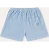 Terry Cotton Shorts, Light Blue - Shorts - 6