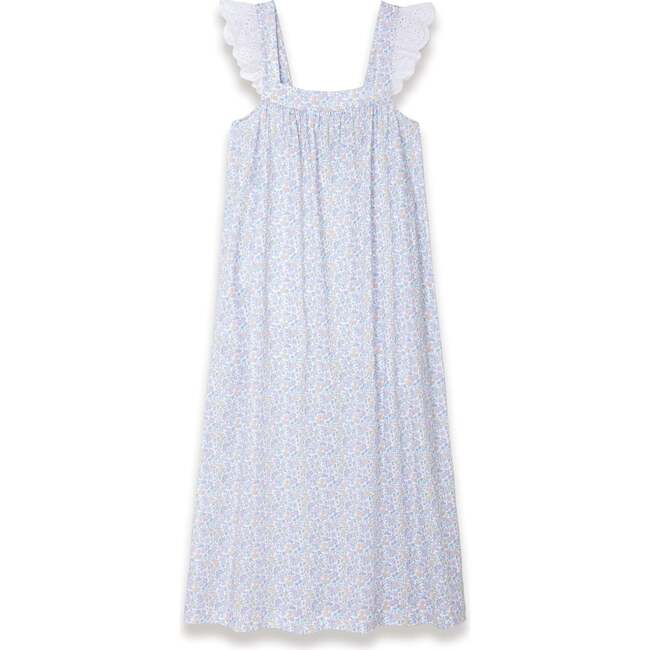 Women's Lightweight Pima Clara Nightgown in Fleur Blanche
