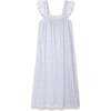 Women's Lightweight Pima Clara Nightgown in Fleur Blanche - Nightgowns - 1 - thumbnail